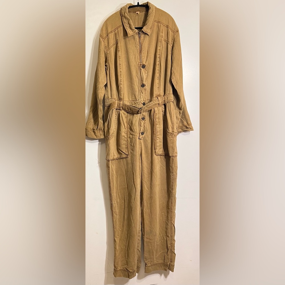 Free people Long Sleeve Jumpsuit